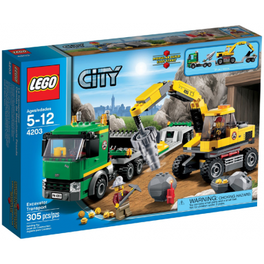 excavator transport