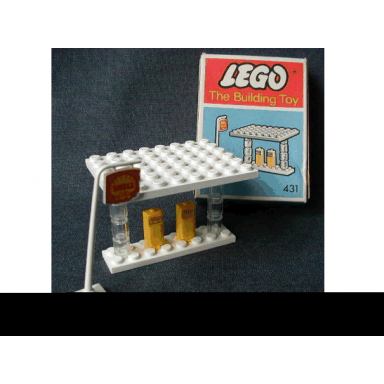 gas station the building toy