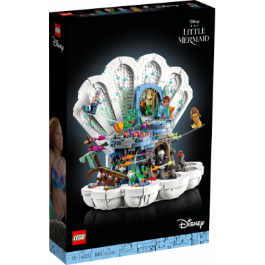 the little mermaid royal clamshell
