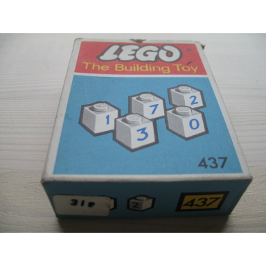 50 numbered bricks the building toy