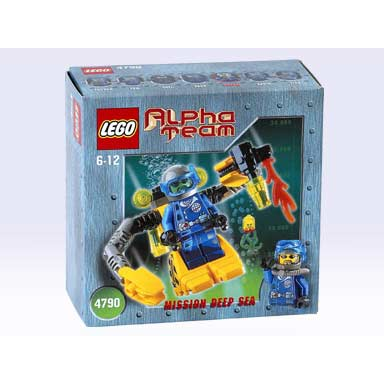 alpha team deep sea robot diver