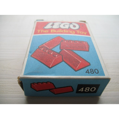 slopes and slopes double 2 x 4 red the building toy