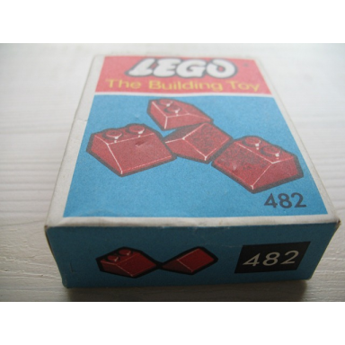 slopes and slopes double 2 x 2 red the building toy