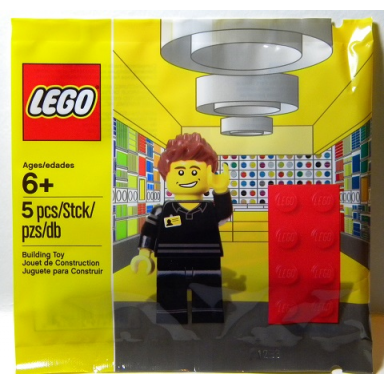 lego store employee polybag