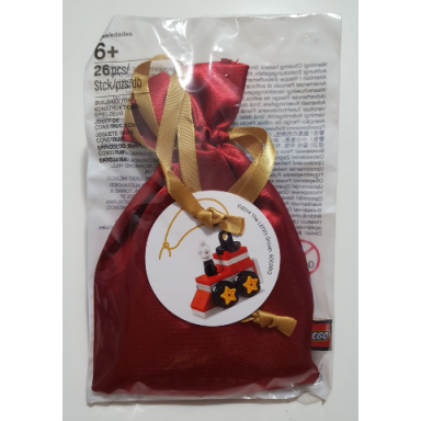 christmas train ornament polybag