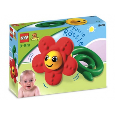 happy flower rattle teether