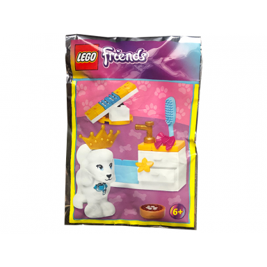 poodle in dog parlor foil pack