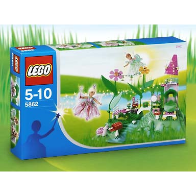 flower fairy party blue box