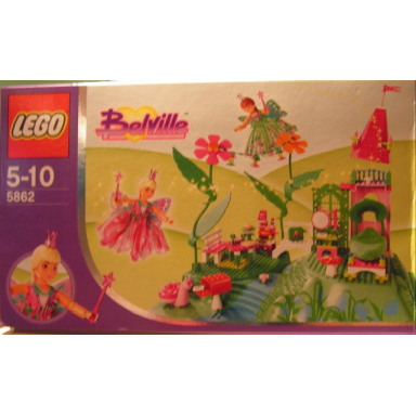flower fairy party purple silver box