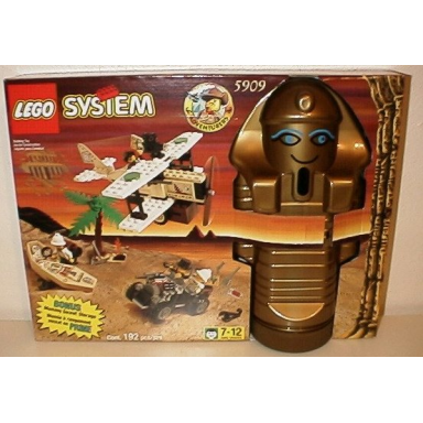treasure raiders set with mummy storage container