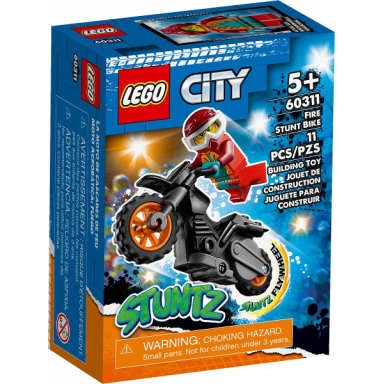 fire stunt bike