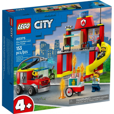 fire station and fire truck