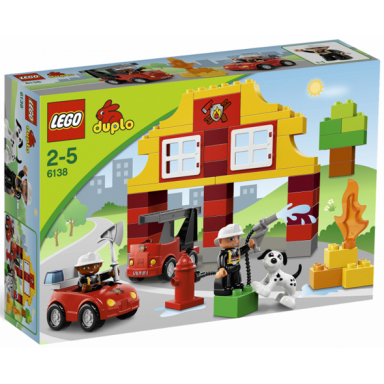 my first lego duplo fire station