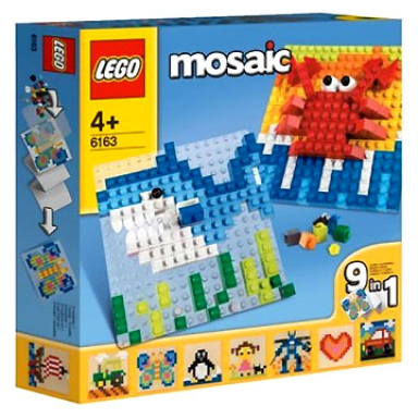 a world of lego mosaic 9 in 1