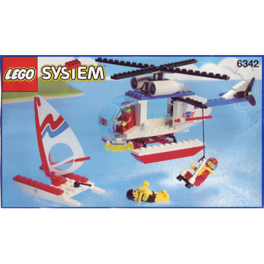 beach rescue chopper