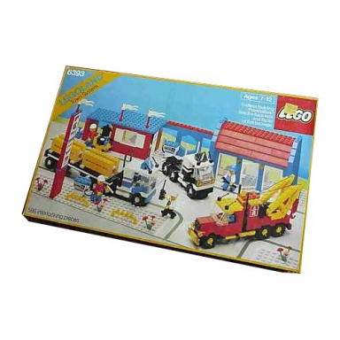 big-rig truck stop