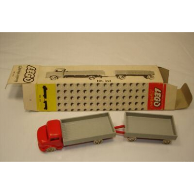 1:87 mercedes flatbed truck trailer