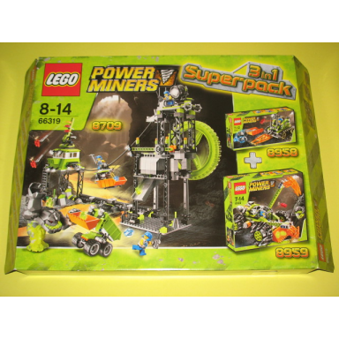 power miners bundle pack 3 in 1 super pack sets 8709 8958 and 8959