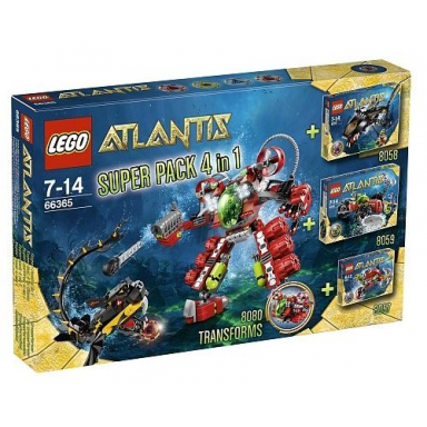 atlantis bundle pack 4x1 super pack sets 8057 8058 8059 and 8080
