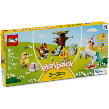 mixed bundle pack play pack sets 30690 31140 and 40709 - springtime animal play pack