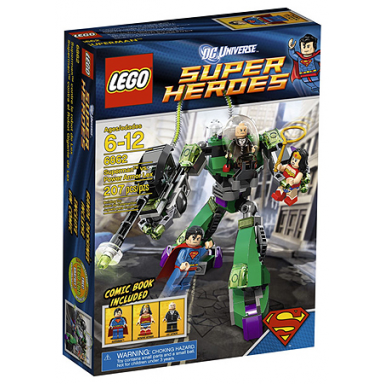 superman vs power armor lex