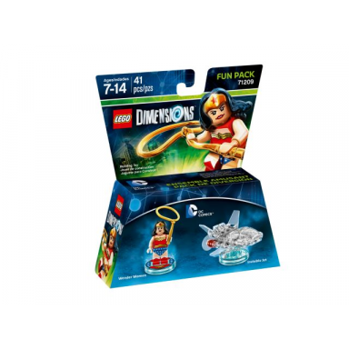 fun pack - dc comics wonder woman and invisible jet