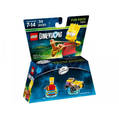 fun pack - the simpsons bart and gravity sprinter