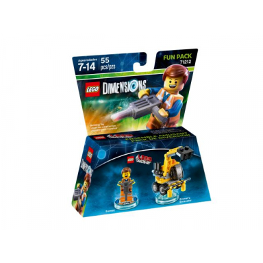fun pack - the lego movie emmet and emmets excavator