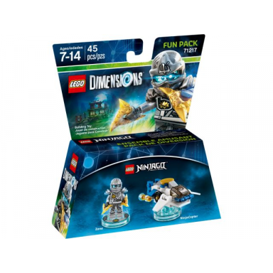 fun pack - ninjago zane and ninjacopter