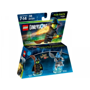fun pack - the wizard of oz wicked witch and winged monkey