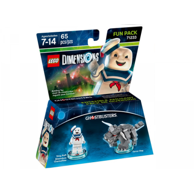 fun pack - ghostbusters stay puft bibendum chamallow and terror dog
