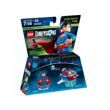 fun pack - dc comics superman and hover pod
