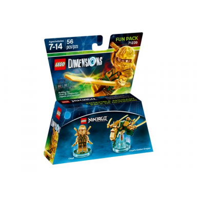 fun pack - ninjago lloyd and lloyds golden dragon