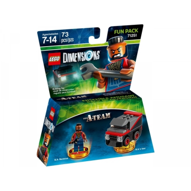 fun pack - the a-team b.a baracus and b.a.s van