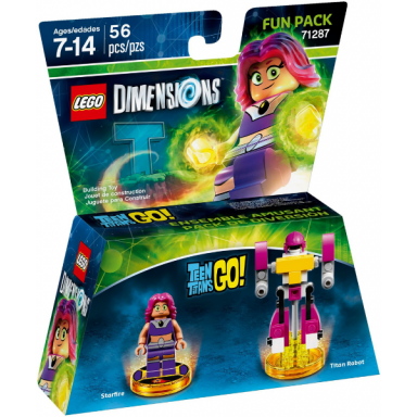 fun pack - teen titans go! starfire and titan robot