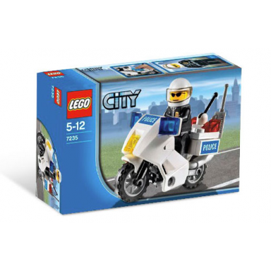police motorcycle - blue sticker version