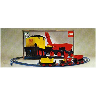 12v diesel locomotive with crane and tipper wagon