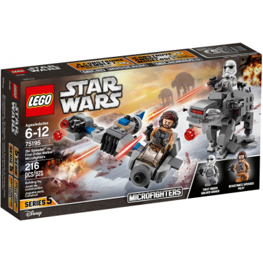 ski speeder vs first order walker microfighters