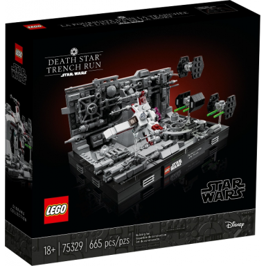 death star trench run diorama