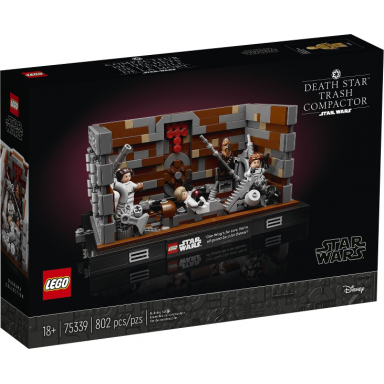 death star trash compactor diorama