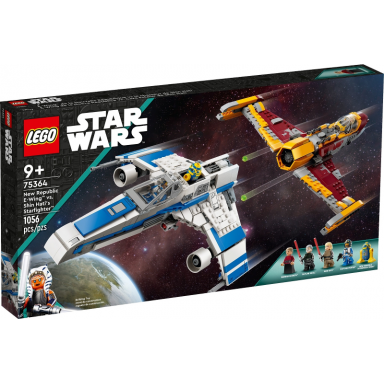 new republic e-wing vs shin hatis starfighter