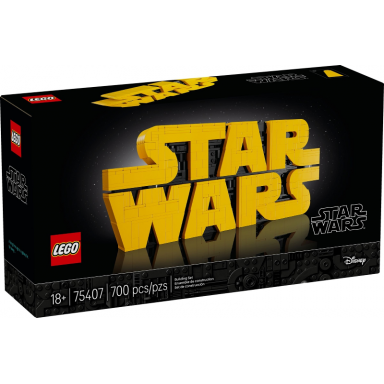 brick-built star wars logo