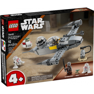 mando and grogus n-1 starfighter