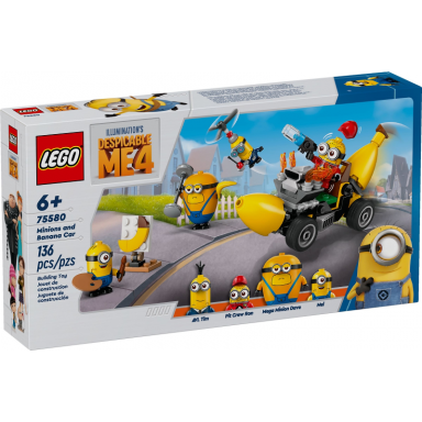 minions and banana car