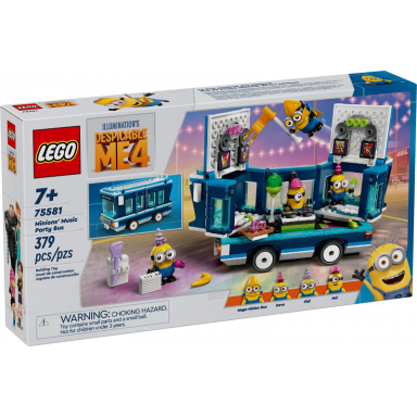 minions music party bus