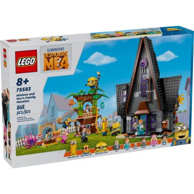 minions and grus family mansion