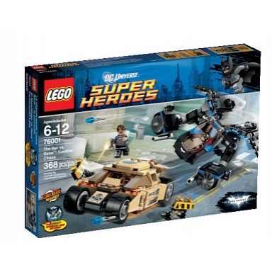 the bat vs bane: tumbler chase