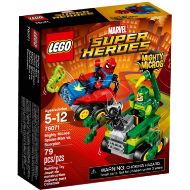 mighty micros: spider-man vs scorpion
