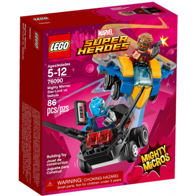 mighty micros: star-lord vs nebula