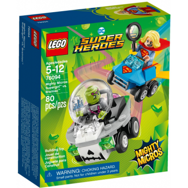 mighty micros: supergirl vs brainiac